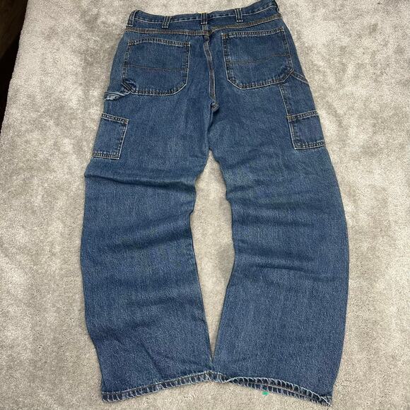 Y2K Faded Glory Baggy Carpenter Jeans Size 32x32 Workwear Skater 2000s jnco - Picture 1 of 5
